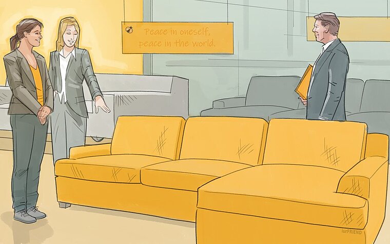 Frauen Kaufen Eine Couch iurFRIEND® AG